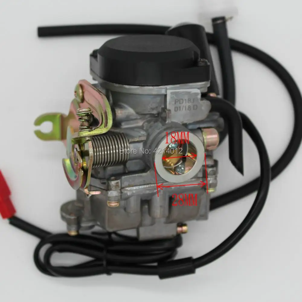 DXUFIT 4 тактный 18 мм карбюратор для самоката Carb GY6 50cc-80cc китайский 139QMB мопед Мотокросс триммер карман велосипедный карбюратор
