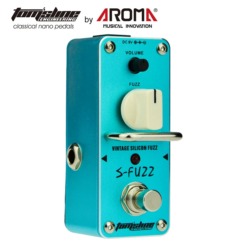 Арома ASF 3 S Fuzz Винтаж кремния педаль эффектов для электрогитары мини один|pedal