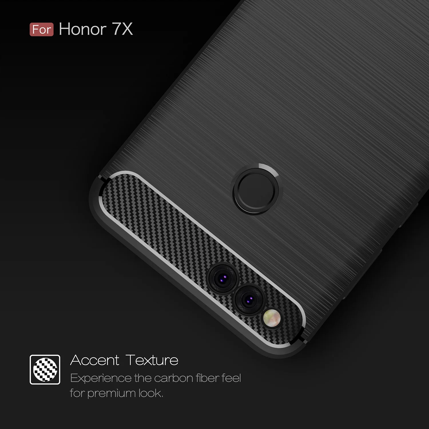TPU чехол для huawei Honor Changwan 7X BND TL10 AL10 углеродного волокна крышка 7 X телефон