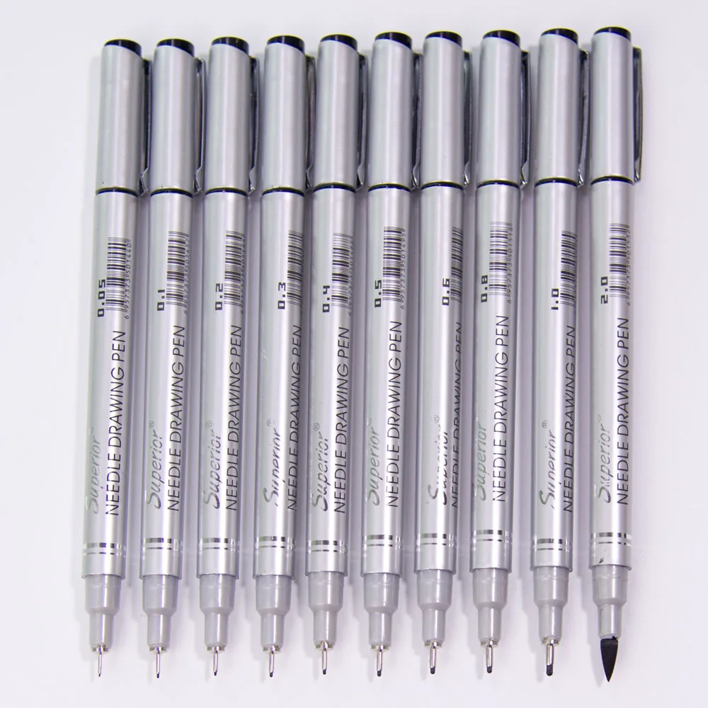 Набор из 10 штук маркеры для рисования фломастеры аниме манги искусства школы