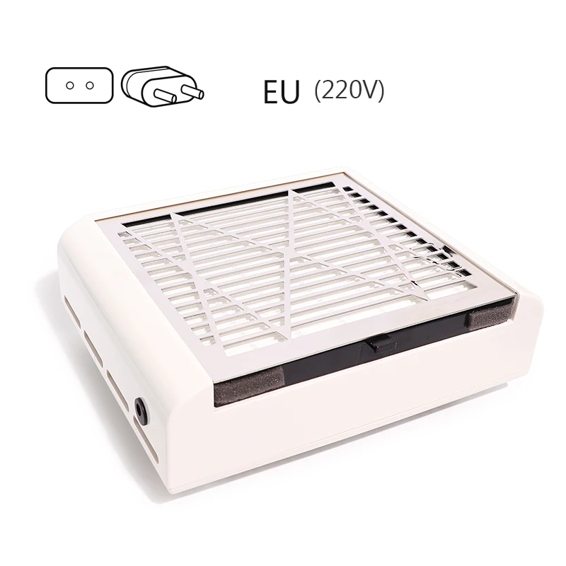 220V-240V EU Plug Bluerise 40 Вт пылесос для маникюра с низким уровнем шума пылесборник для маникюра пылесборник для ногтей для маникюра экстрактор для дизайна ногтей - Цвет: 220V-240V EU Plug