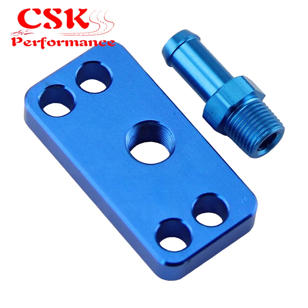 Новый адаптер топливного рельса с хвостом 6 мм Подходит для Honda Civic DC2 D15 D16 B16A B18C