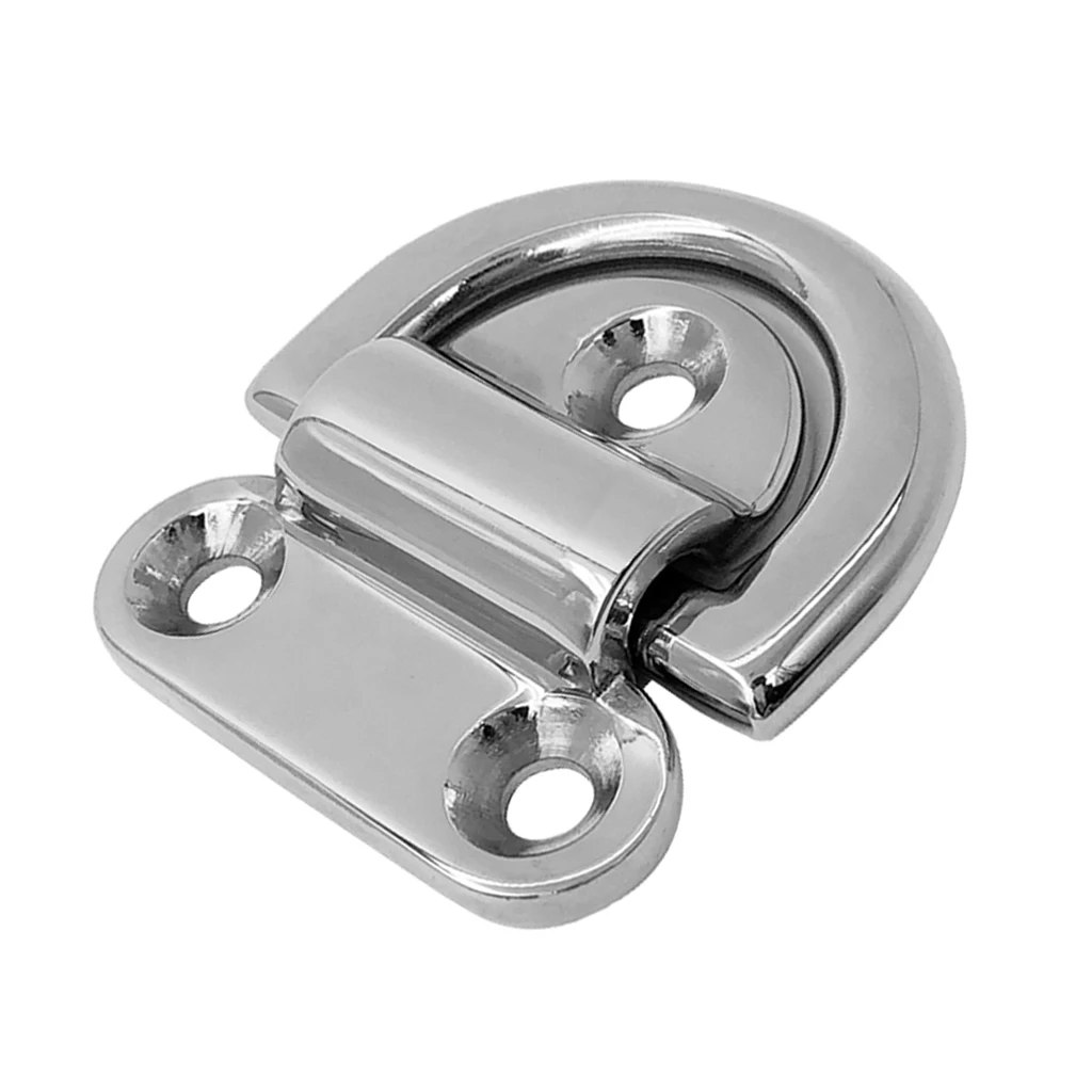 

Premium Folding Pad Eye, Deck Lashing Ring, Trailer, Marine Boat, Caravan