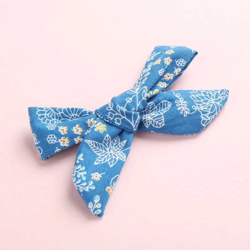 Floral 05 with Clip Весенне-летние заколки для волос или повязки на голову, украшенные цветами и бантом, Школьный бант для волос для девочек, заколки для девочек, аксессуары для волос, реквизит для фотосессии - Цвет: Floral 05 with Clip