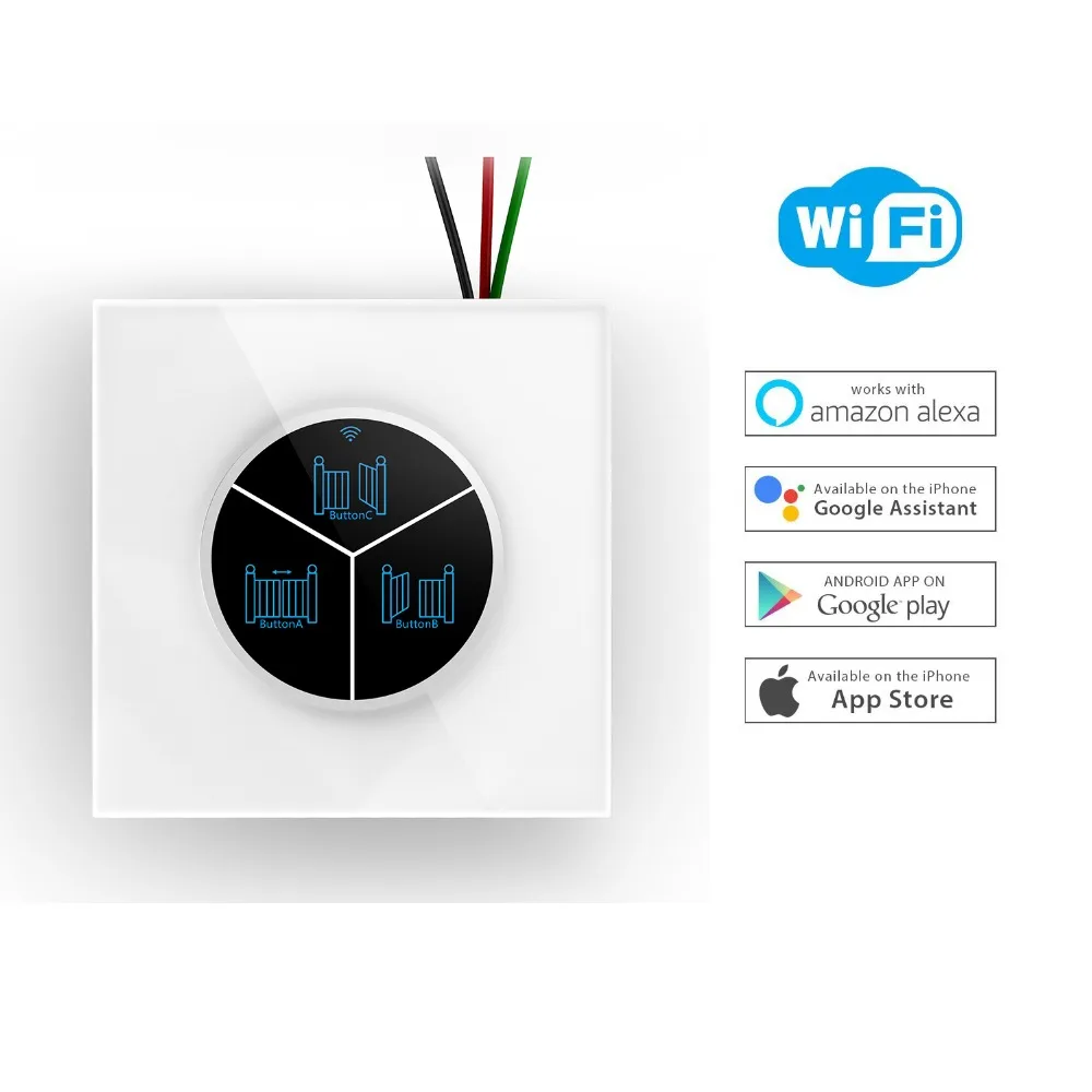 220 В умный wifi автоматический Открыватель гаражных ворот Пульт дистанционного