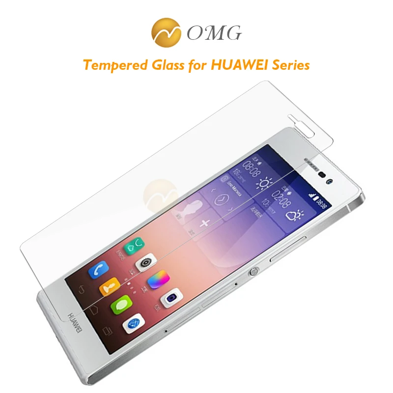 9H закаленное стекло для huawei Ascend P7 P8 P6 Защитная пленка экрана с олеофобным