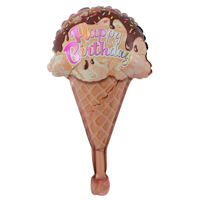 1PC Mini Hamburger Hot Dog Donut Pizza Ice Cream Foil Balloon Happy Birthday Party Decoration Globos Kids Toys June 9
