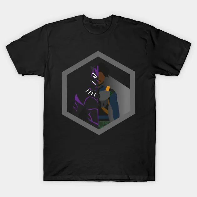 Printed Men T Shirt Cotton tShirt O-Neck Short-Sleeve New Style WAKANDA FINEST (TCHALLAKILLMONGER) Black Panther Women T-Shirt | Мужская