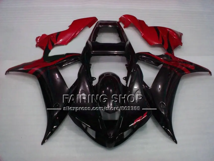 Красные матовые черные Обтекатели на заказ для YAMAHA YZF1000 02 03 yzf r1 обтекатели YZF R1 2002