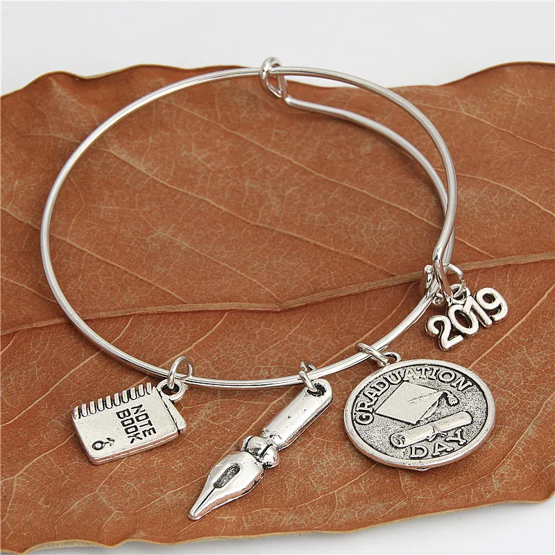 1 шт. подарок на выпускной металлический браслет из сплава 2019 для студентов ручка
