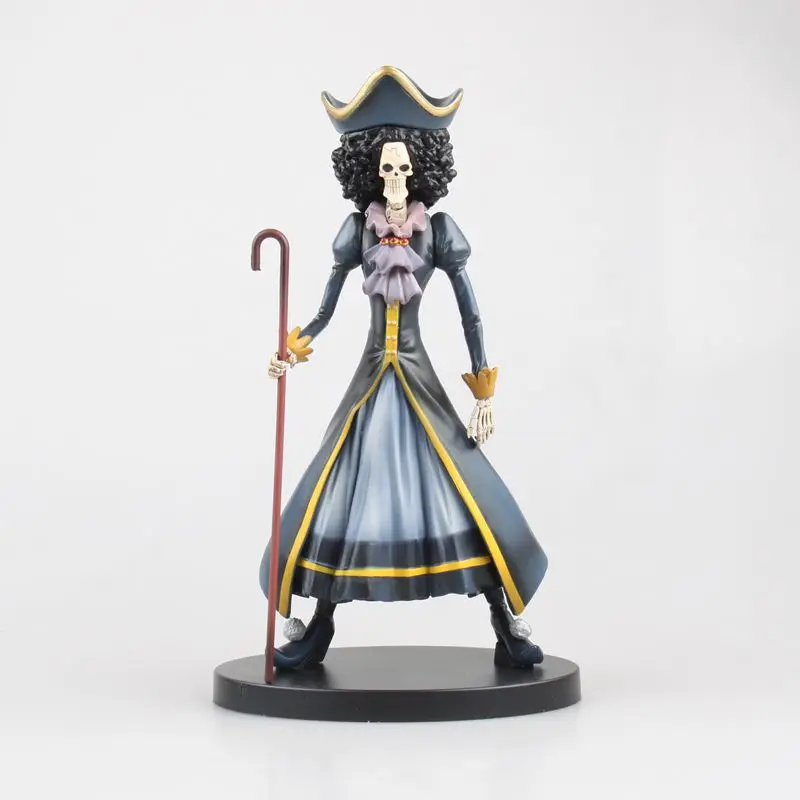 Новая горячая распродажа DXF ONE PIECE Топ войны соломенная шляпа Пираты Burukku BROOK 20 см
