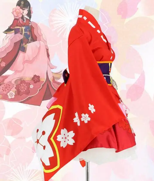 Косплей мобильная игра Onmyoji вишневый цвет Гоблин японский стиль улучшенное