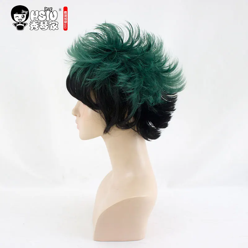 HSIU аниме Izuku Midoriya косплей парик My Hero Academy/Academy Хэллоуин вечерние Карнавальные
