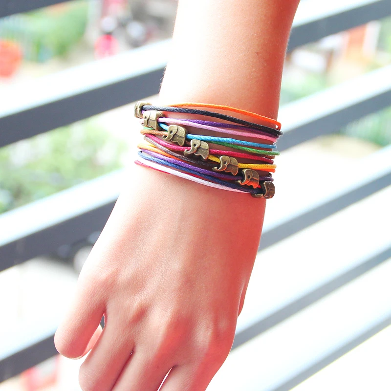 2019 Роскошные ювелирные изделия множество Многослойные браслеты карамельного