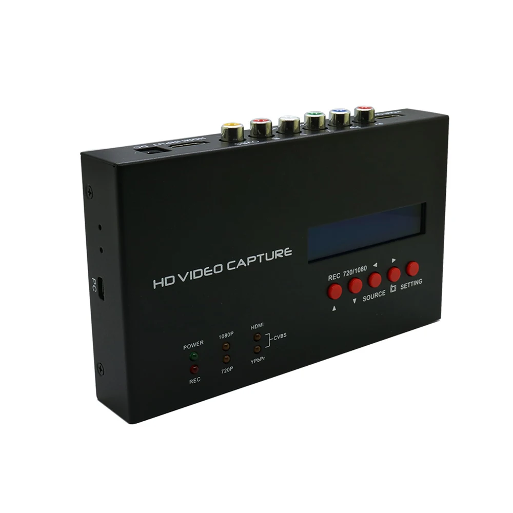 HDMI 720 P/1080 P ezcap283 HD видео игры Регистраторы захвата Поддержка один клик H.264 с RCA L/ R