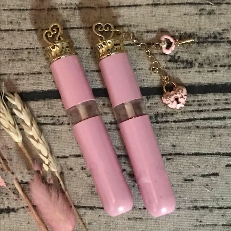 Розовый бальзам для губ тубы контейнеры Косметическая трубка пластиковый тюбик