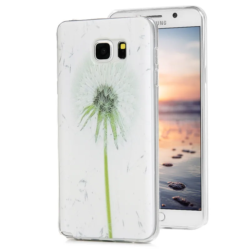 3D Фламинго Мягкий ТПУ чехол для samsung Galaxy Note 5 ультра тонкий прозрачный Note5 защитный