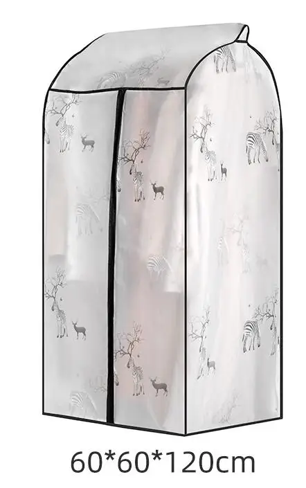 Extra Large Zebra Новая сумка с петлями для хранения одежды, сумки для хранения одежды, пылезащитный чехол для одежды, висячий Органайзер - Цвет: Extra Large Zebra