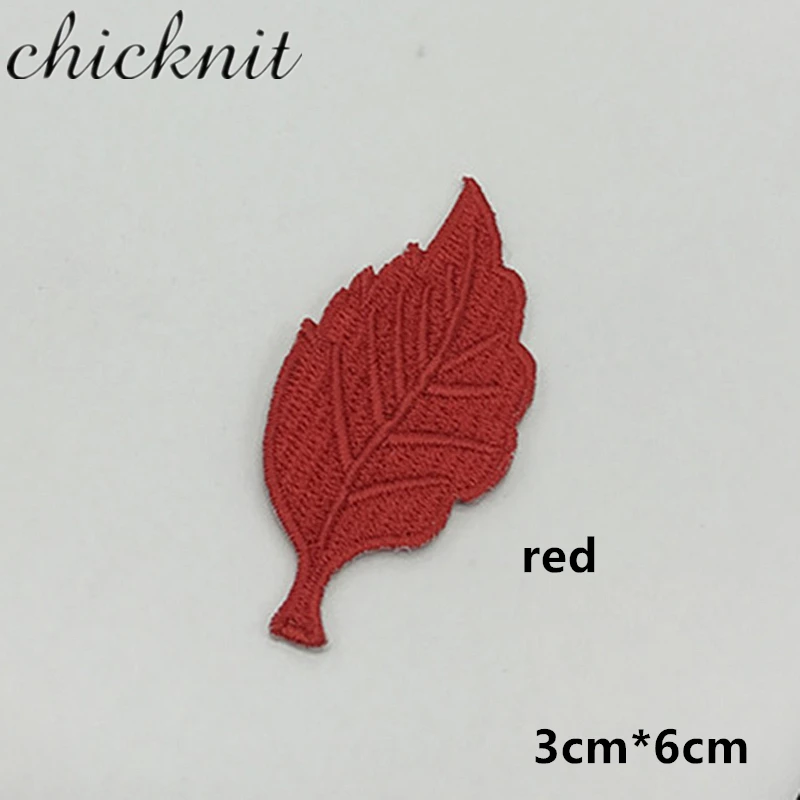 CHICKNIT несколько цветная вышивка листья патч аппликация утюгом одежда аксессуары для одежды шляпа CA61