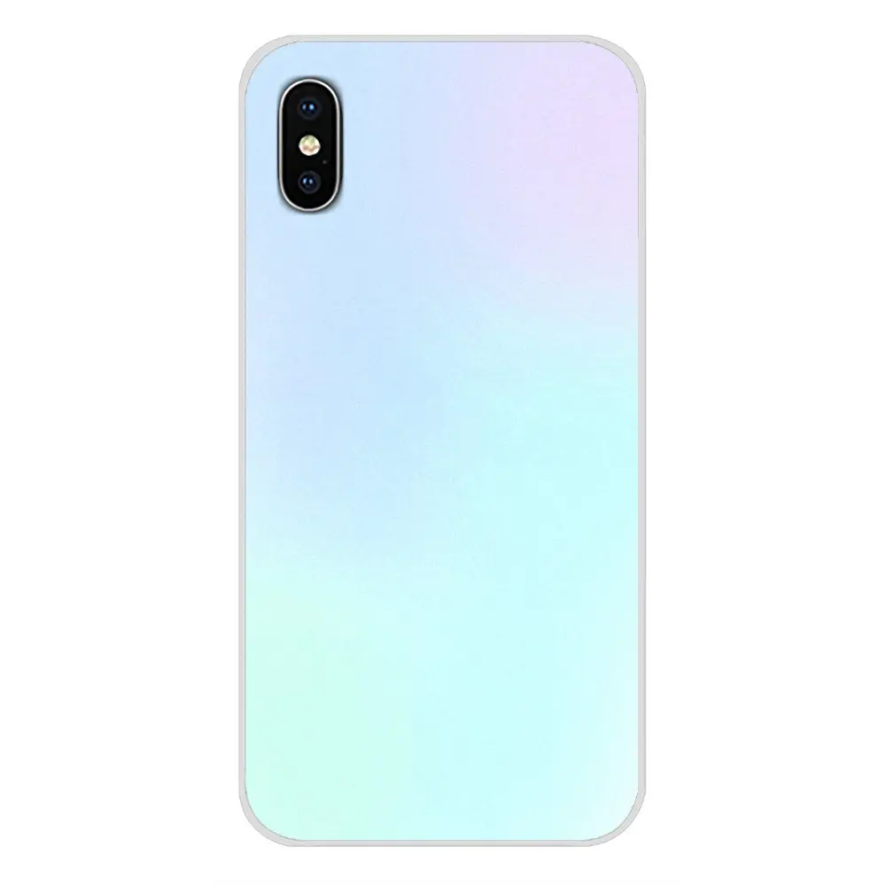 Градиентные меняющие цвета прозрачные мягкие чехлы для Apple iPhone X XR XS MAX 4 4S 5 5S 5C SE 6 6S