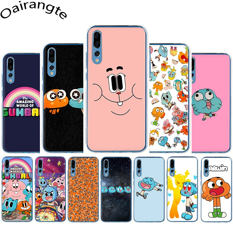 Удивительный мир Gumball жесткий чехол для телефона huawei Honor 6A 6C 7A Pro 7C 7X 8C 8X8 9 10 Lite Play view 20 9X Pro