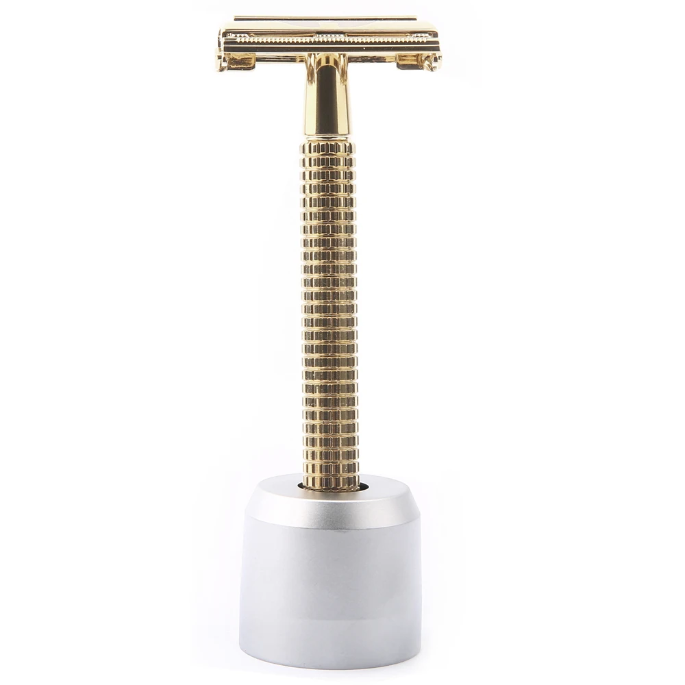 Новинка Мужская безопасная бритвенная стойка держатель для бритвы с двумя