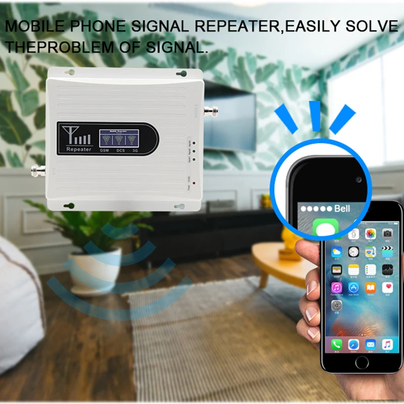 Усилитель 4G 2G GSM 900 3G 2100 LTE 1800 усилитель сотового сигнала трехдиапазонный UMTS
