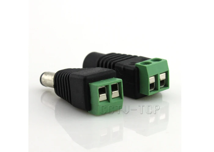 Разъем питания постоянного тока 100 шт./лот для камеры видеонаблюдения w0 |