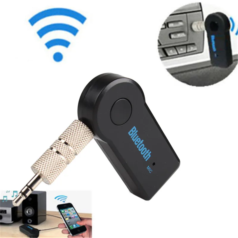 Автомобильный Bluetooth передатчик 3 5 мм разъем хендсфри Портативный AUX мини аудио
