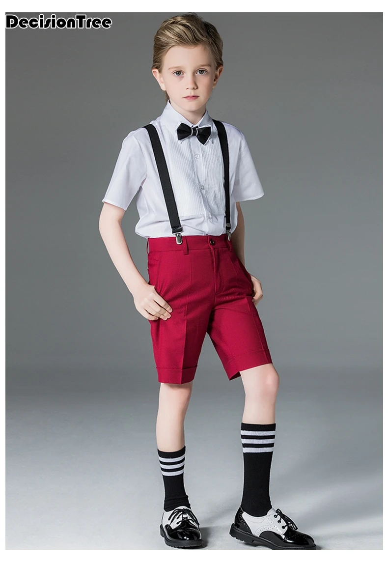 

2019 new children cotton japanese korean student school uniforms set suit for girls boys white shirts navy blue skirt pants