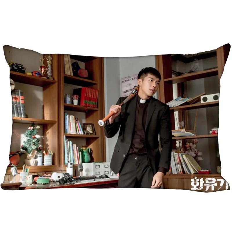 12 Горячая Корея-поп пользовательские Lee Seung Gi атласная наволочка 35x45 см(с одной стороны) печатных молнии Шелковый пружинный чехол индивидуальный логотип Подарочный - Цвет: 12