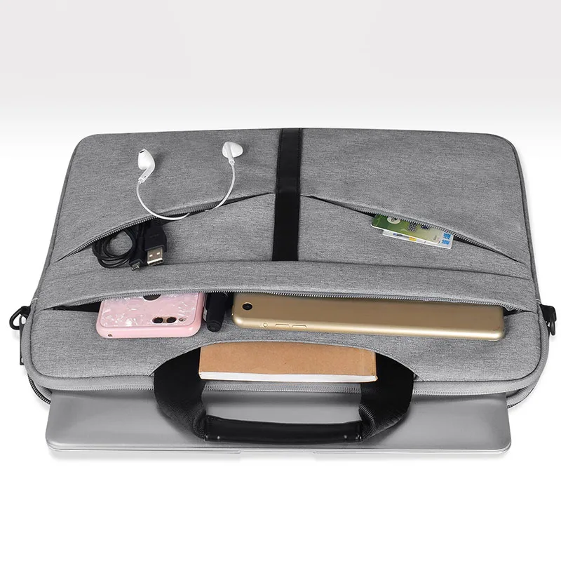 Большая Наплечная Сумка для ноутбука чехол Macbook Air Pro Retina 13 15 дюймов подкладка