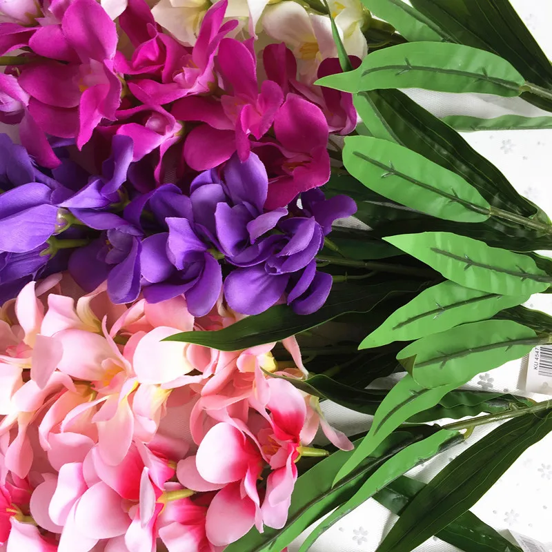 Гиацинт фиолетовый цветок Поддельные Шелковый Искусственные цветы Mariage День