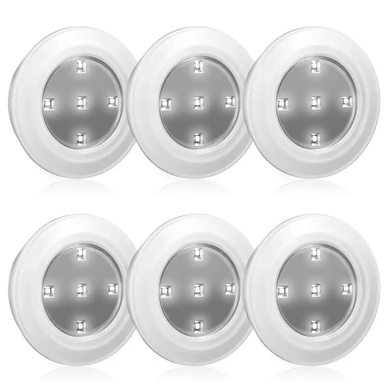 6 шт. диммируемая светодиодная подсветка под шкаф пульт дистанционного