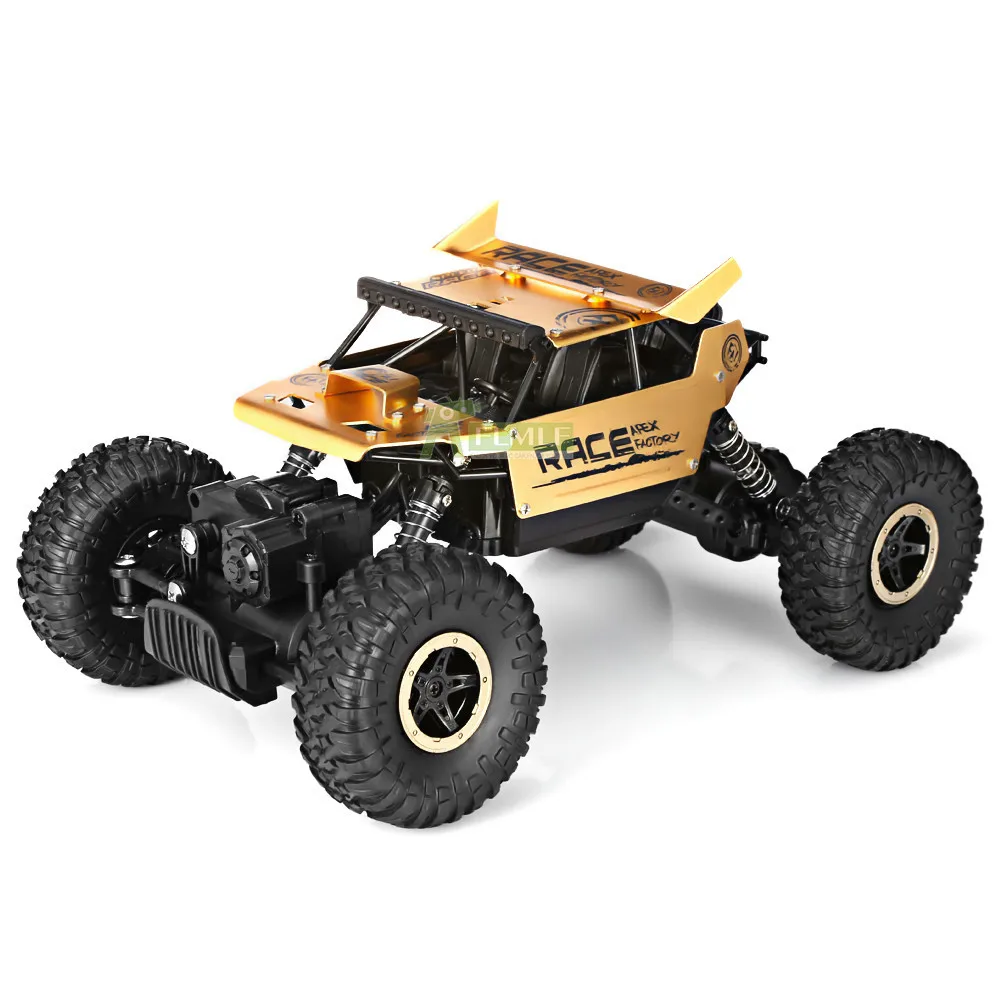 Flytec RC автомобили 9118 1:18 сплав 2 4G 4WD высокая скорость скалолазания Рок гоночный