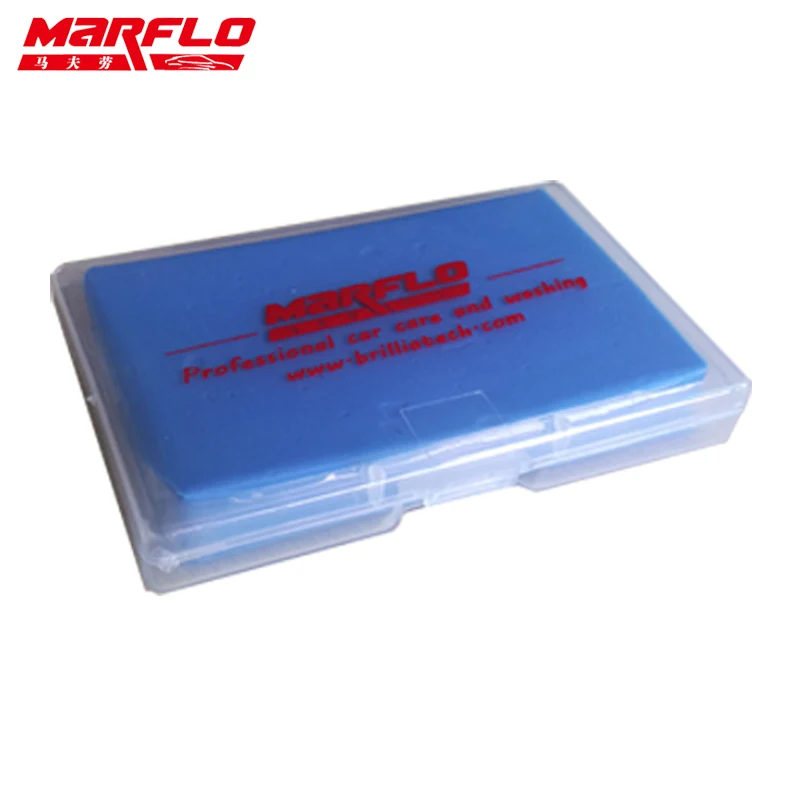 

MARFLO 1 шт. 100 г Blue Magic Clay Bar Автомойка Очиститель автодетализации - Глубокая ткань для мойки автомобилей с упаковкой