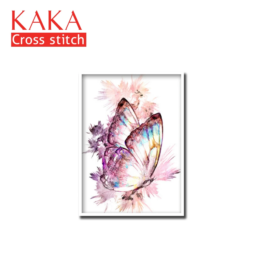 

Cross stitch kits,Embroidery needlework sets with printed pattern,11CT-canvas for Home Decor Painting,DMC Animals CKA0064