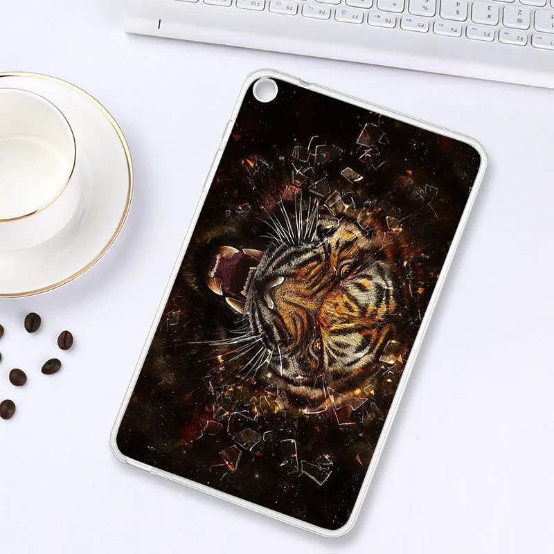 Силиконовый планшетный чехол s для huawei MediaPad T1 Honor планшет T1 S8-701U S8-701W T1-821W T1-823L 8,0 дюймов мягкий чехол для планшета из Уретанового термопластика - Цвет: Z003