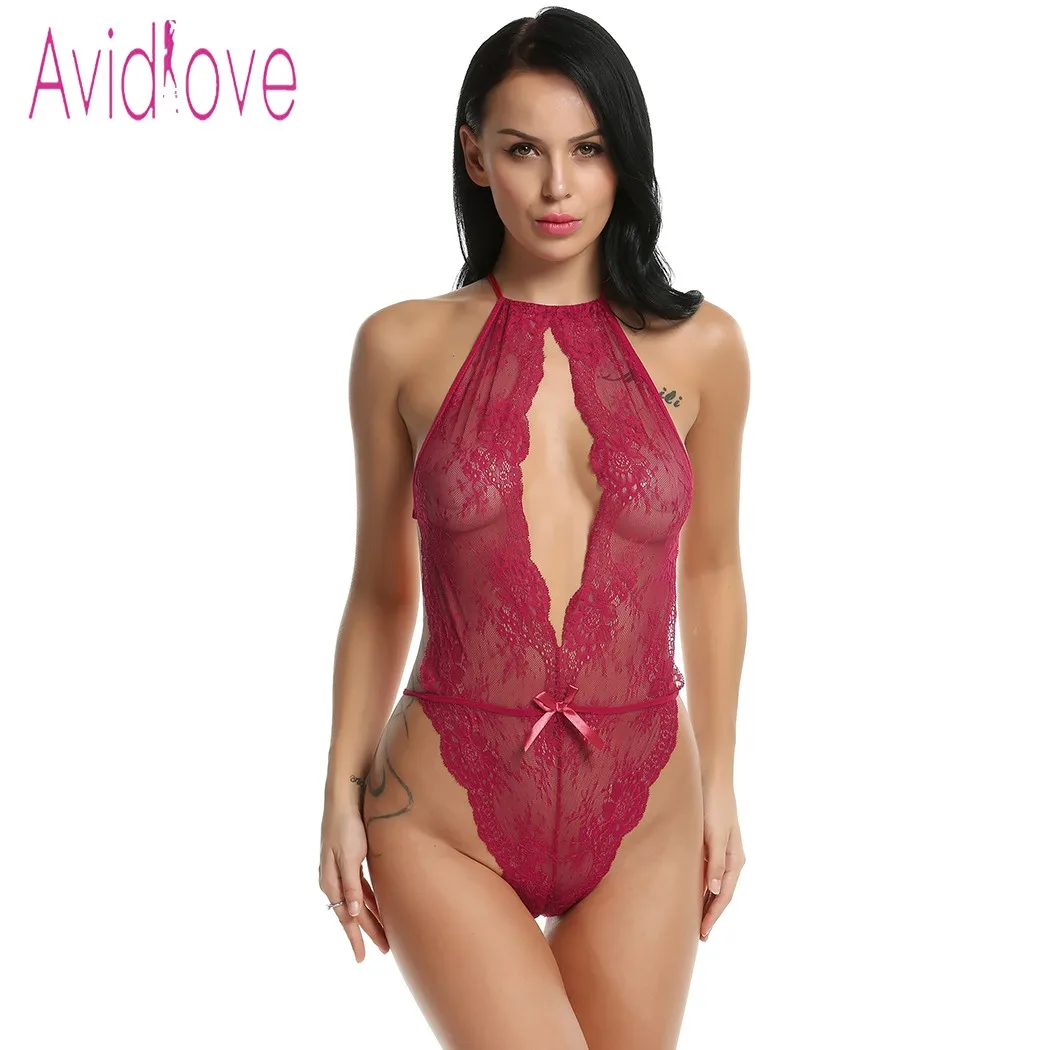 Avidlove цветочное кружевное кожаное нижнее белье сексуальное дамское боди женское эротическое горячее сексуальное боди прозрачный экзотический эротический костюм нижнее белье