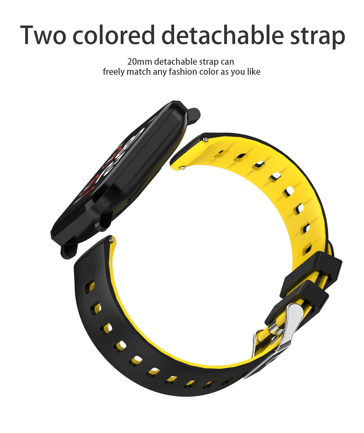 Aierlun B57Pro smat-браслет, умные часы, пульсометр, шагомер, Обнаружение сна, 0,96 дюймов, OLED цветной экран для Iphone и Android