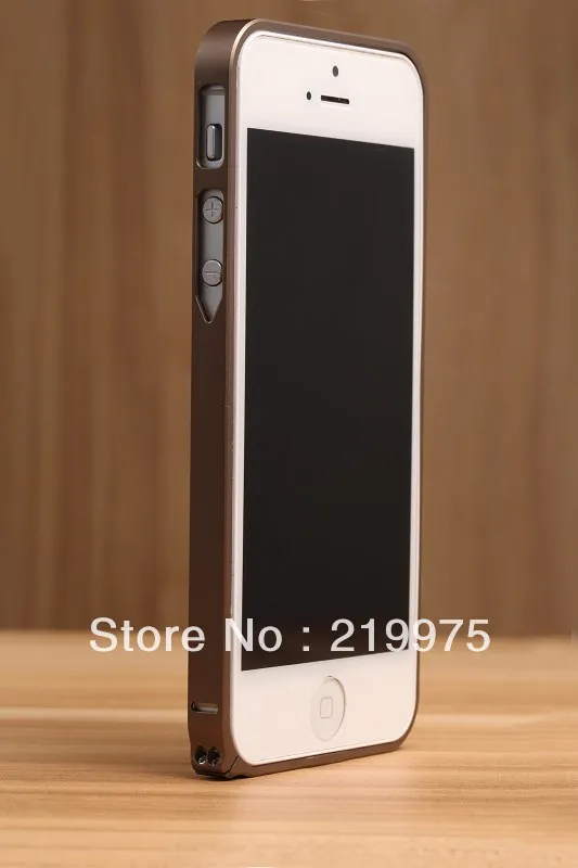 Luxury Bumper With Metal super thin case for iPhone 5 5G 90pcs/ lot free shipping |