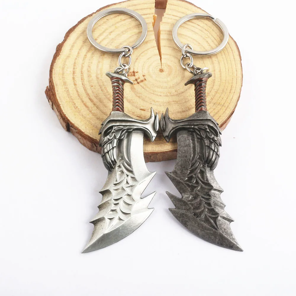 

New God of War 4 Kratos sword Keychain Pendant keyring jewelry men and women car key chain Accessories