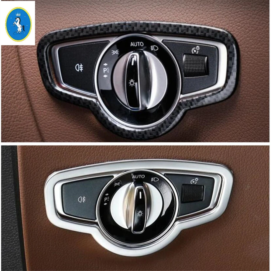 Yimaautotrims авто аксессуары фары лампа кнопка включения рамка Крышка отделка
