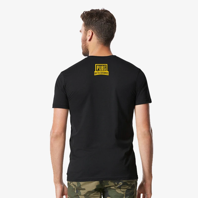 Летние Игры 3D PUBG футболки Мужской печати боя футболка Большие размеры хлопок