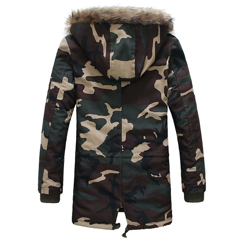 Parkas 2018 New Winter Camouflage Loose Coat Thicken In Warm Military Clothes Waterproof Snow Jackets Casual 2xl Free shipping | Мужская
