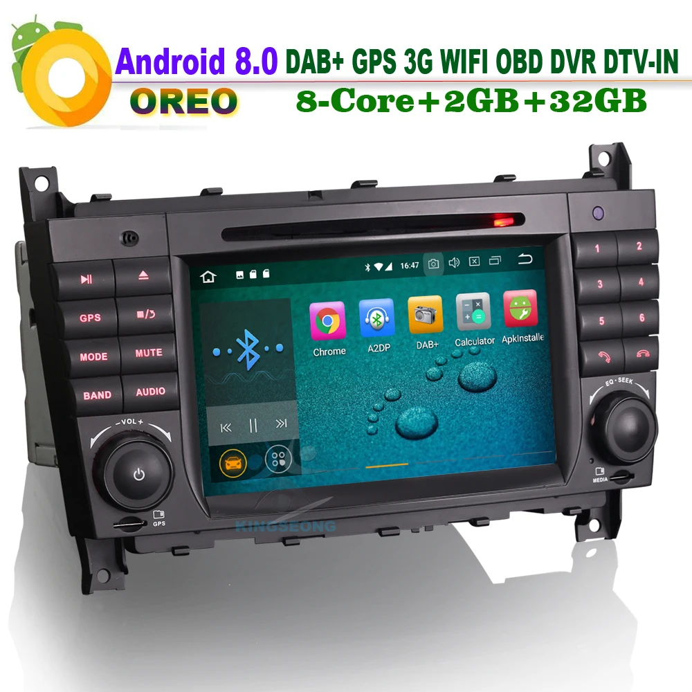 8 ядерный Android 0 WiFi GPS 3G BT головное устройство DVD DAB + Bluetooth OBD Автомобильный CD плеер