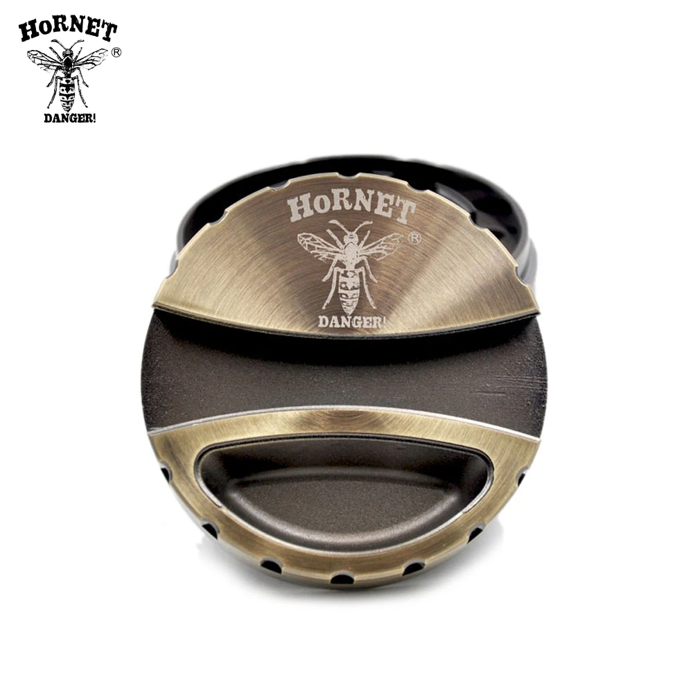 HORNET 80 MM 4 Parts Tobacco Grinder Crusher Large Heavy Zinc Alloy Blade Teeth Herb With 78MM Paper Holder | Дом и сад