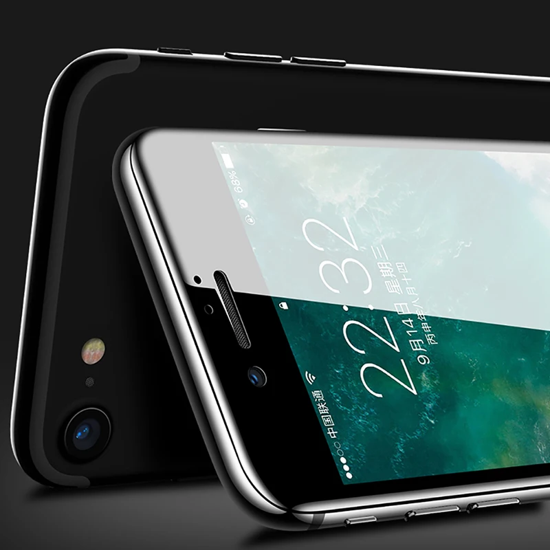 9D стекло на iPhone 8 7 Plus защита экрана Защитное для 6 XS Max X XR 6S защита|Защитные стёкла и