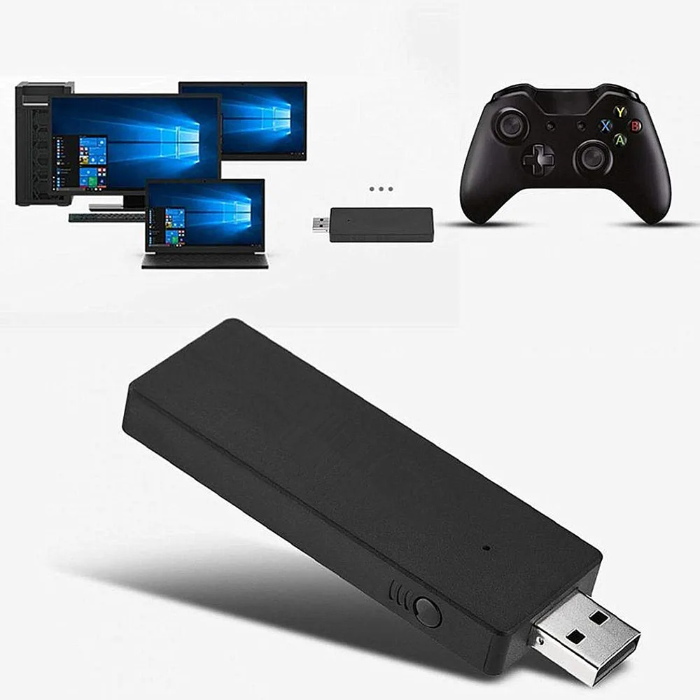 Беспроводной USB адаптер для ПК приемник геймпада Microsoft XBOX ONE адаптеры Windows 7/8/10