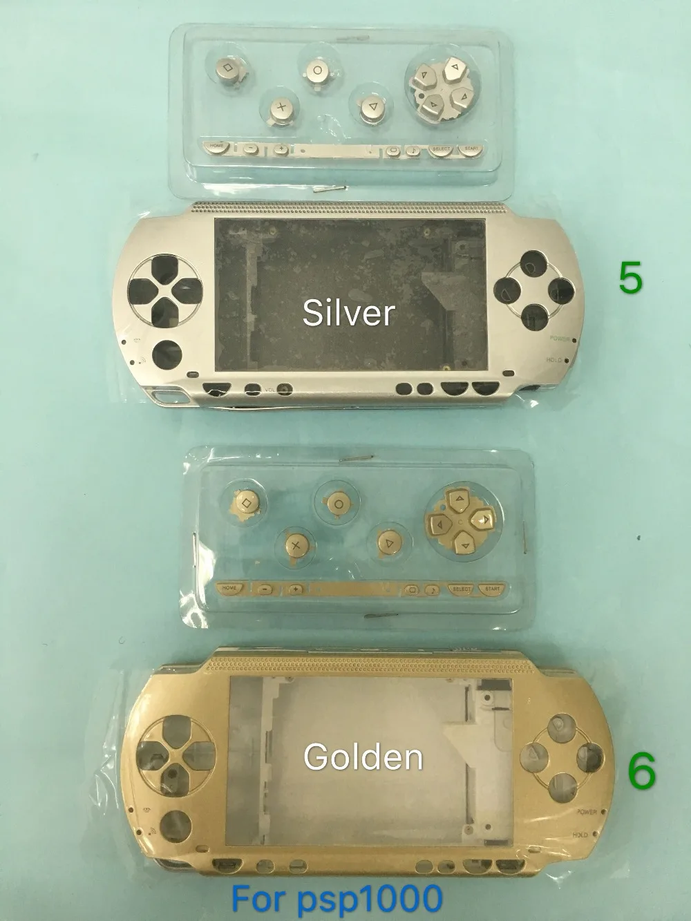 Replacement Full Housing Cover Shell Case with Buttons Set for PSP1000 PSP 1000 Game Console With LOGO | Электроника
